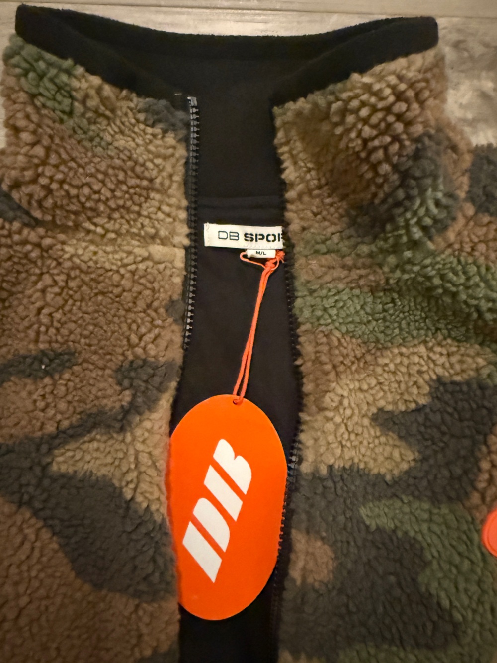 NWT Dairy Boy DB Sport Funky Fleece decoy camo in earth, size M/L - Picture 8 of 9